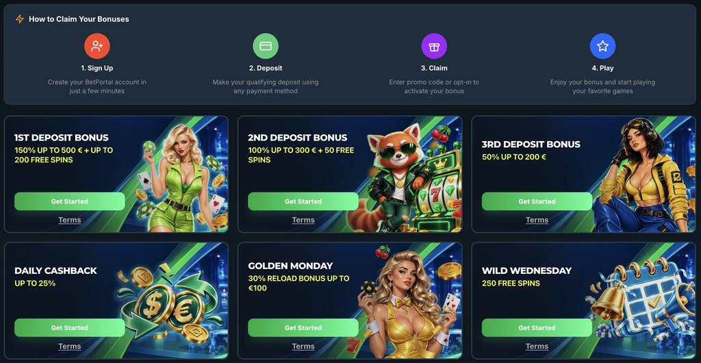 welcome bonuses